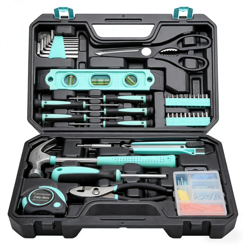 142-Piece Household Tool Kit (All-In-One with Organized Storage Case)