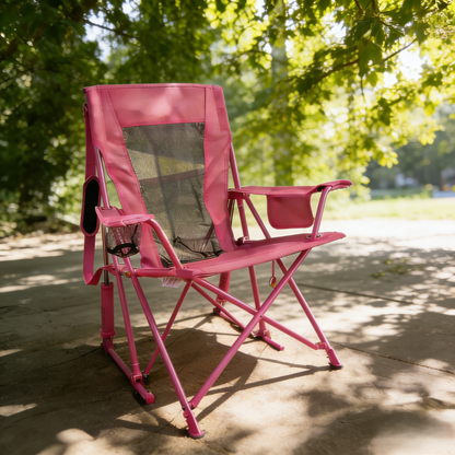 Premium Spring-Action Folding Outdoor Rocking Chair