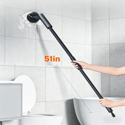 6-in-1 Cordless Electric Spin Scrubber (51in Extendable Handle)