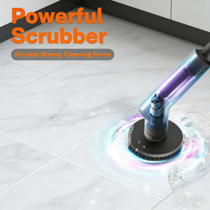 6-in-1 Cordless Electric Spin Scrubber (51in Extendable Handle)